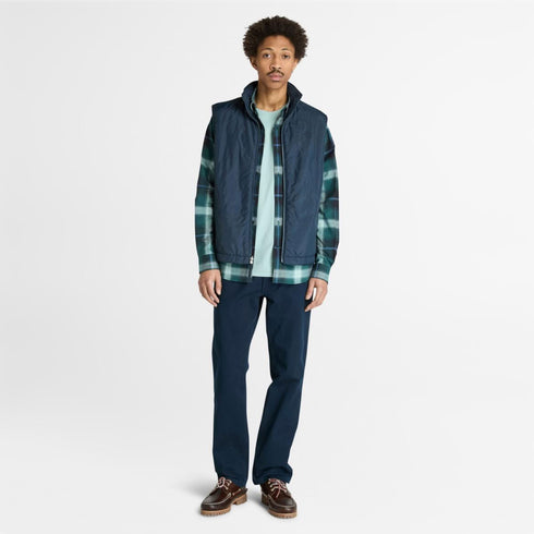 Timberland Mens Reversible Vest in Navy