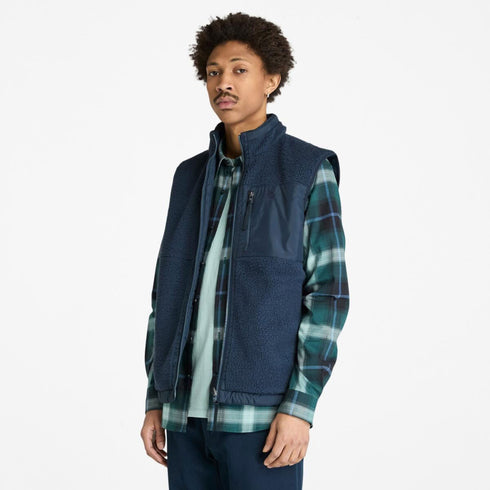 Timberland Mens Reversible Vest in Navy