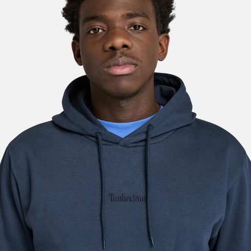 Men's Emboridered Logo Brushback Hoodie