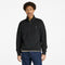 Men's Chest Logo Brushback 1/4 Zip Sweatshirt