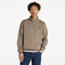 Men's Chest Logo Brushback 1/4 Zip Sweatshirt