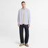 Timberland Mens Ls Seersucker Striped Shirt (Regular) in Blue