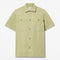 Cotton Linen Ss Utility Overshirt
