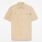 Cotton Linen Ss Utility Overshirt