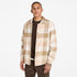 Timberland Mens High Pile Lined Overshirt in Natural