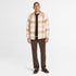 Timberland Mens High Pile Lined Overshirt in Natural