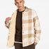 Timberland Mens High Pile Lined Overshirt in Natural