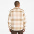 Timberland Mens High Pile Lined Overshirt in Natural