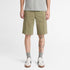 Timberland Mens Brookline Twill Cargo Short in Grey