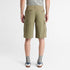 Timberland Mens Brookline Twill Cargo Short in Grey