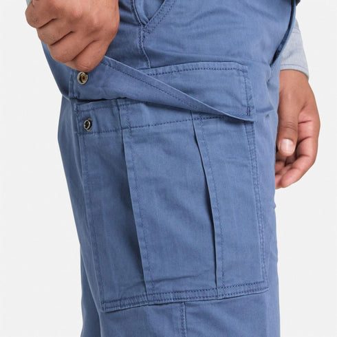 Timberland Mens Brookline Twill Cargo Short in Blue