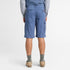 Timberland Mens Brookline Twill Cargo Short in Blue