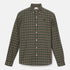 Timberland Mens Solucell Gingham Shirt in Dark Green