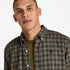 Timberland Mens Solucell Gingham Shirt in Dark Green