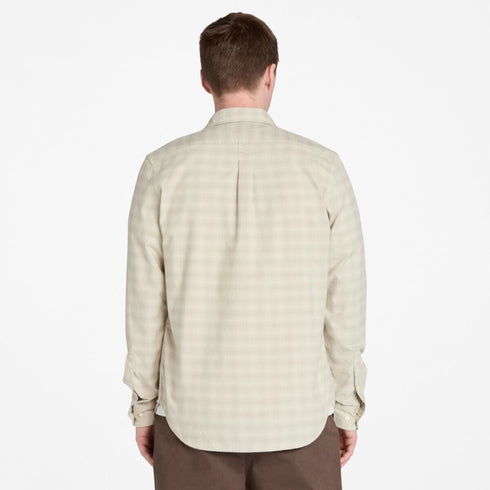 Timberland Mens Solucell Plaid Shirt in Natural