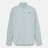 Timberland Mens Stretch Poplin Gingham Shirt in Light Blue