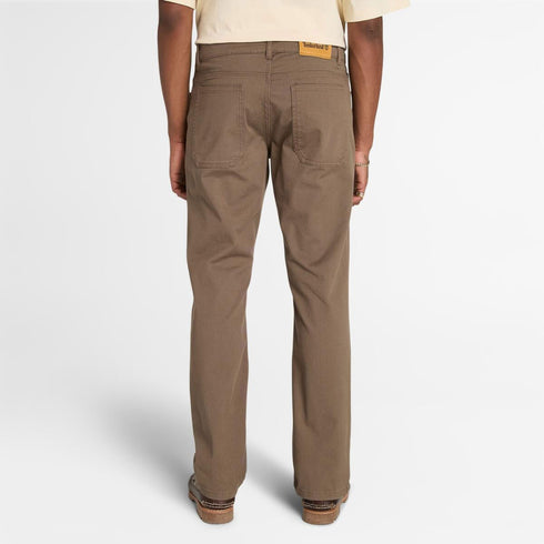 Timberland Mens 5 Pockets Pant - Pants in Medium Brown