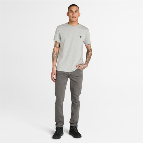 Timberland Mens 5 Pocket Washed - Jeans in Charcoal