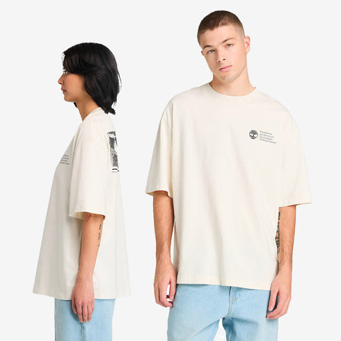 Timberland Mens Archive Boot Tee in White