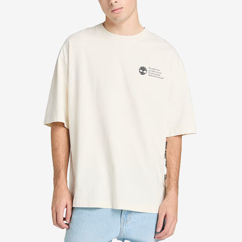 Timberland Mens Archive Boot Tee in White