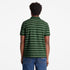 Timberland Mens Millers River 4 Rows Stripes Short Sleeve Polo in Green