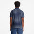 Timberland Mens Millers River 4 Rows Stripes Short Sleeve Polo in Blue