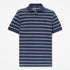 Timberland Mens Millers River 4 Rows Stripes Short Sleeve Polo in Blue