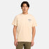 Timberland Mens Sunfaded Back Tree Logo Graphic Hw Tee in Beige