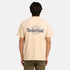 Timberland Mens Sunfaded Back Tree Logo Graphic Hw Tee in Beige