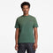 Timberland Mens Sunfaded Back Tree Logo Graphic Hw Tee in Green