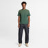 Timberland Mens Sunfaded Back Tree Logo Graphic Hw Tee in Green