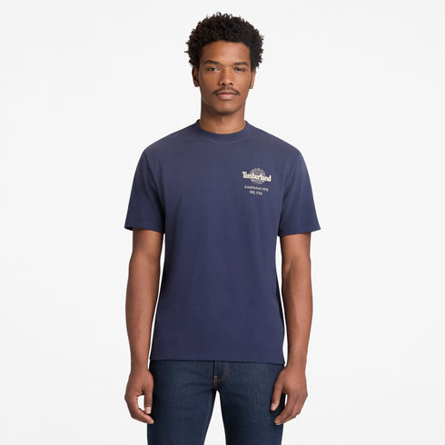 Sunfaded Back Tree Logo Graphic Hw Tee