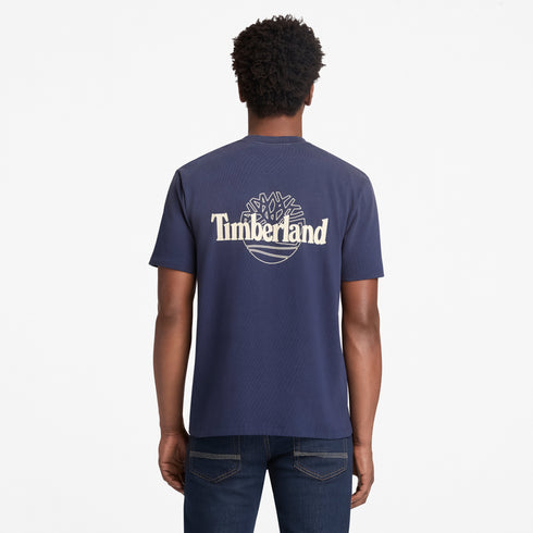 Sunfaded Back Tree Logo Graphic Hw Tee