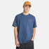 Timberland Mens Magnet Back Graphic Tee in Blue