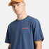 Timberland Mens Magnet Back Graphic Tee in Blue
