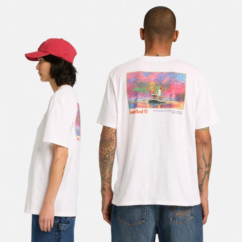 Men's Fishing Photo Back Garphic Tee