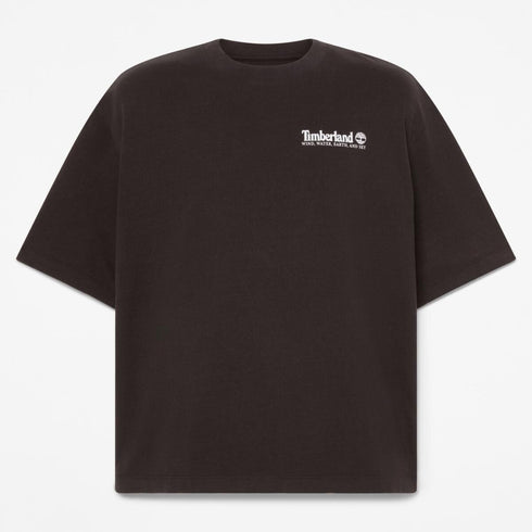 Timberland Mens Outdoor Photo Back Graphic Tee in Black