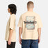 Timberland Mens Outdoor Photo Back Graphic Tee in Beige