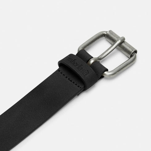 Men's 35Mm Nubuck Belt With Vertical Cuts