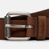 Men's 35Mm Nubuck Belt With Vertical Cuts