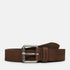 Men's 35Mm Nubuck Belt With Vertical Cuts