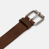 Men's 35Mm Nubuck Belt With Vertical Cuts