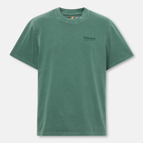 Timberland Mens Rugged Active Gear Back Graphic Tee in Green