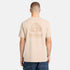 Timberland Mens Rugged Active Gear Back Graphic Tee in White