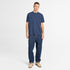 Timberland Mens Rugged Active Gear Back Graphic Tee in Blue