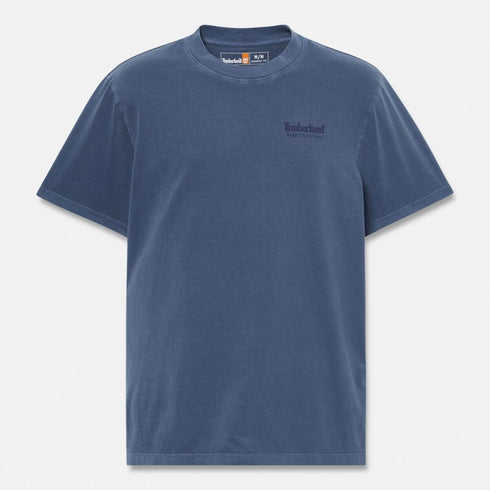 Timberland Mens Rugged Active Gear Back Graphic Tee in Blue