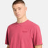 Timberland Mens Rugged Active Gear Back Graphic Tee in Red