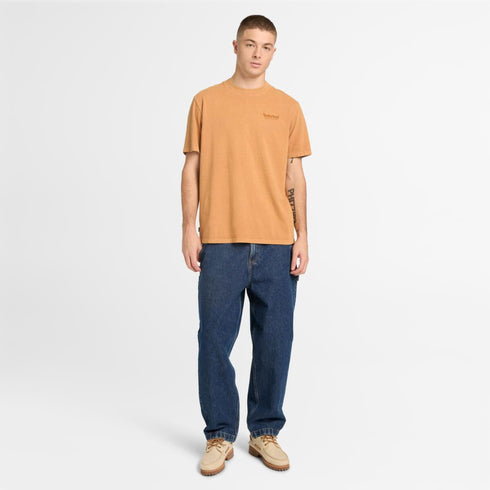 Timberland Mens Rugged Active Gear Back Graphic Tee in Brown