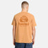 Timberland Mens Rugged Active Gear Back Graphic Tee in Brown