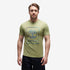 Timberland Mens Water Stack Logo Short Sleeve Tee in Green